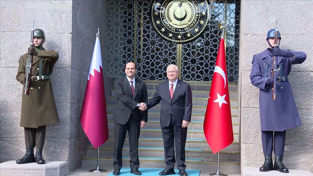 Milli Savunma Bakanı Güler, Katarlı mevkidaşı Al Sani'yi ağırladı