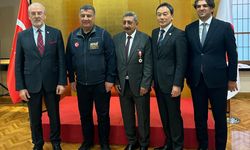 AFAD Aydın İl Müdürüne "Japonya İmparatorluk Altın Işıklar, Yükselen Güneş Nişanı" verildi