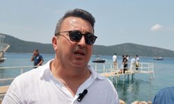 Bodrum'da üretilen süper yat denize indirildi
