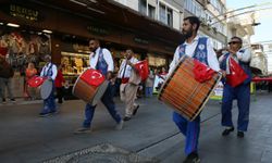 CW Enerji Türkiye Yağlı Güreş Ligi'nin 2. etabı için Gaziantep'te kortej yürüyüşü yapıldı