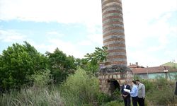 Edirne'de yalnızca yıkık minaresi kalan Zincirlikuyu Camisi ihya edilecek