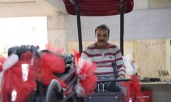 Gaziantepli işletmeci ülkesine dönen Suriyeli işçisine iş makinesi hediye etti