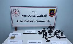 Kırklareli ve Tekirdağ'da tarihi eser kaçakçılığı operasyonunda 2 şüpheli yakalandı