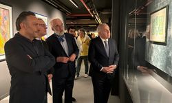 Ressam Rauf Tuncer'in "Otağ" sergisi Fatih'te açıldı