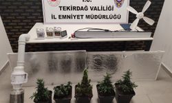 Tekirdağ'da iklimlendirme sistemiyle uyuşturucu üreten 2 zanlı gözaltına alındı