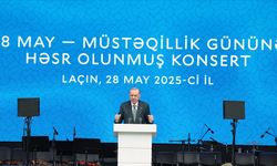LAÇIN - Cumhurbaşkanı Erdoğan: "Karabağ Zaferi, bugün Azerbaycan'ı çok daha güçlü ve müreffeh kılıyor"