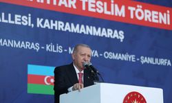 Cumhurbaşkanı Erdoğan, Azerbaycan Mahallesi'nde 250 Bininci Afet Konutu Anahtar Teslim Töreni'nde konuştu: