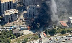 Gaziosmanpaşa'da işçi konteynerlerinde çıkan yangın söndürüldü