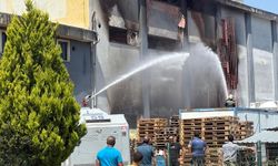 Tekirdağ'da kimyasal üretim yapan fabrikada çıkan yangın söndürüldü