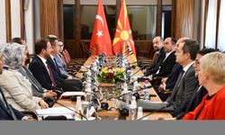 Türkiye ile Kuzey Makedonya meclislerinin dostluk grubu temsilcileri Üsküp'te bir araya geldi