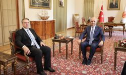 TBMM Başkanı Kurtulmuş, AB Türkiye Delegasyon Başkanı Büyükelçi Thomas Hans Ossowski'yi kabul etti