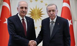 Cumhurbaşkanı Erdoğan, TBMM Başkanı Kurtulmuş'u kabul etti