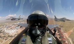 MSB, Erzurum'da uçuş yapan F-16 uçaklarının görüntülerini paylaştı
