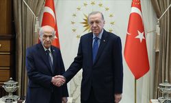 Cumhurbaşkanı Erdoğan, MHP Genel Başkanı Bahçeli'yi kabul etti