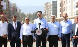 Çevre, Şehircilik ve İklim Değişikliği Bakanı Kurum, Hatay'da konuştu