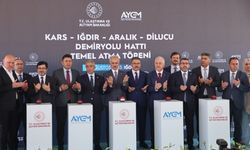 Bakan Uraloğlu, Kars-Iğdır-Aralık-Dilucu Demir Yolu Hattı Temel Atma Töreni'nde konuştu