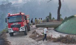 Çanakkale'de çıkan orman yangınına müdahale sürüyor