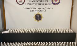 Samsun'da 16 bin 800 sentetik ecza hapı ele geçirildi