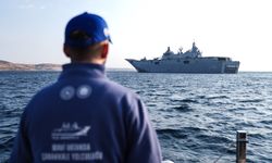TCG Anadolu, 'Zafer Yolculuğu' için Çanakkale'den İstanbul'a hareket etti