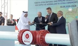 Türkiye'den Suriye'ye ilk doğal gaz akışı başladı