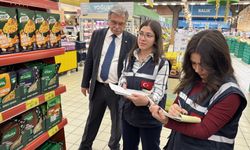 Konya'da marketlerde fiyat ve etiket denetimi yapıldı