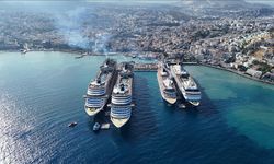 Kruvaziyer turist sayısının yıl sonunda 2 milyonu aşarak rekor kırması bekleniyor
