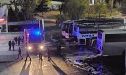 AŞTİ'de park halindeki otobüste çıkan yangın söndürüldü