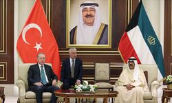 Cumhurbaşkanı Erdoğan, Kuveyt Emiri el Sabah ile bir görüşme gerçekleştirdi