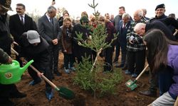 Edirne'de şehitler anısına 500 fidan dikildi