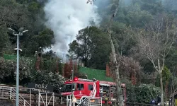 Beşiktaş’ta restoranın müştemilatında yangın paniği