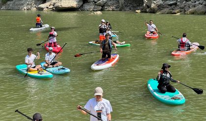 Kahramanmaraş'ta kano festivali düzenlendi