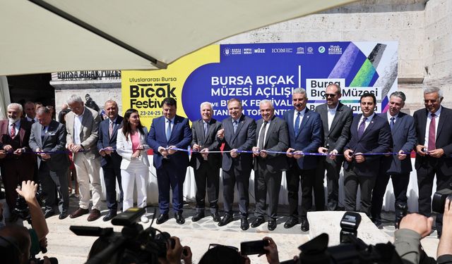 Bursa Bıçak Müzesi törenle açıldı