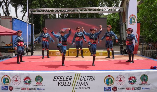 İzmir'de Efeler Yolu Ultra Trail yarışları tamamlandı