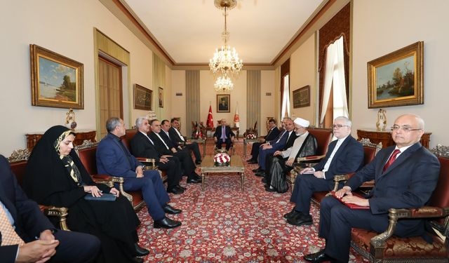 TBMM Başkanı Kurtulmuş, İran-Türkiye Parlamentolar Arası Dostluk Grubu Başkanı Zadeh'i kabul etti
