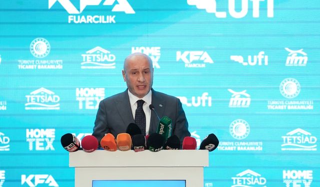 Ticaret Bakanı Ömer Bolat, HOMETEX Fuarı'nın açılışında konuştu: