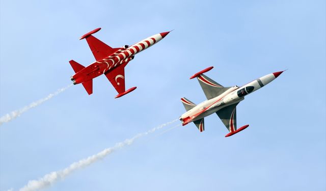 Türk Yıldızları, Uluslararası Anadolu Ankası Tatbikatı-2025'te gösteri uçuşu yaptı