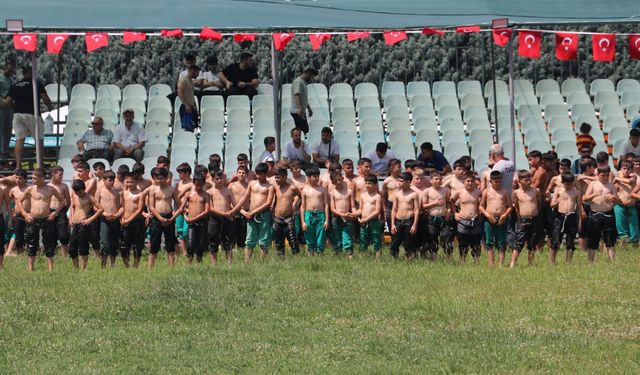 17. Sekapark Altın Kemer Yağlı Güreşleri, Kocaeli'de başladı