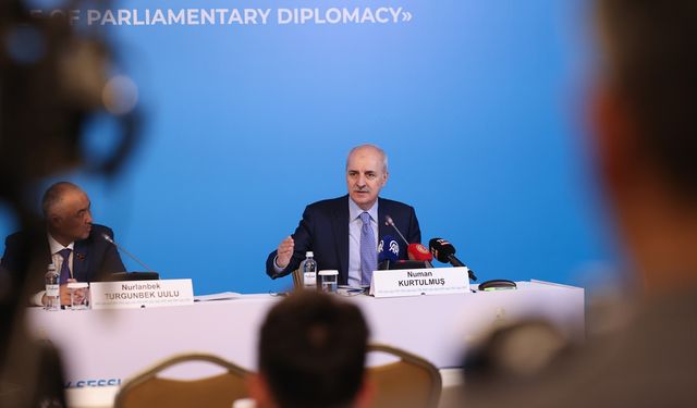 TBMM Başkanı Kurtulmuş, TÜRKPA 14. Genel Kurulu'nun ardından ortak basın toplantısında konuştu: