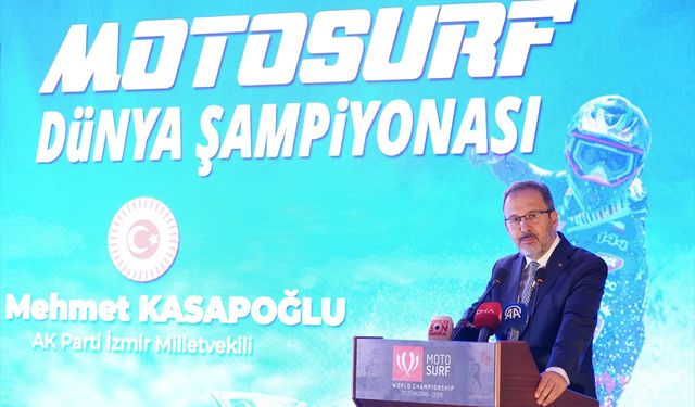 Türkiye'de ilk kez yapılacak Dünya Motosurf Şampiyonası, 21 Haziran'da İzmir'de başlayacak