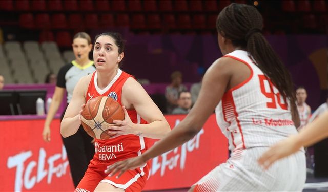 A Milli Kadın Basketbol Takımı İsviçre'yi mağlup etti.