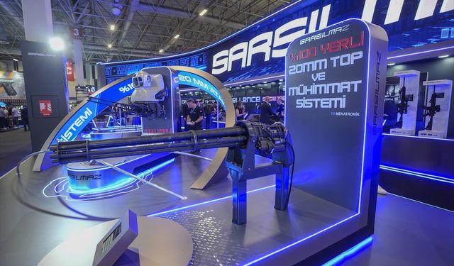 Sarsılmaz, ATAK burun topu ve insansız kara robotlarıyla IDEF 2025'te öne çıktı