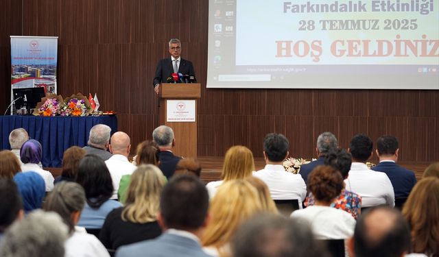 Sağlık Bakanı Memişoğlu, Dünya Hepatit Günü farkındalık etkinliğinde konuştu: