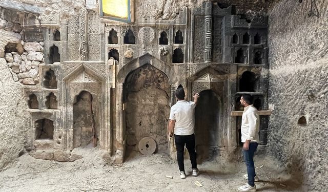 Nevşehir'de temizlenen odunluğun 6 asırlık ibadethane olduğu ortaya çıktı