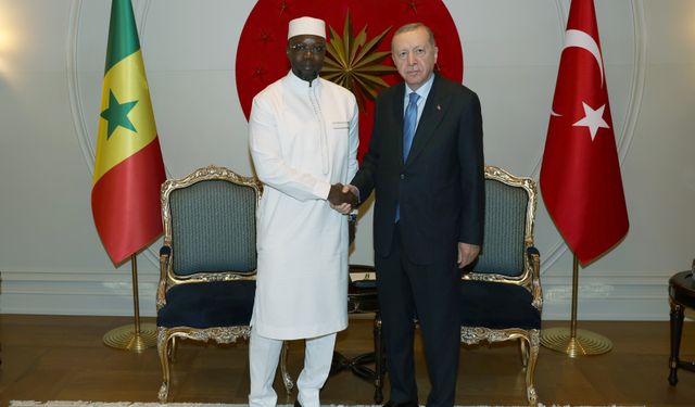 Cumhurbaşkanı Erdoğan, Senegal Başbakanı Sonko'yu kabul etti