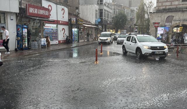 Kırklareli'nde sağanak etkili oldu