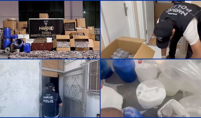 İstanbul ve Kocaeli'de 3 milyon 40 bin 771 uyuşturucu hap ele geçirildi