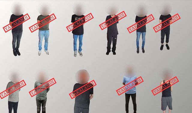 Kırmızı bültenle ve ulusal seviyede aranan 11 kişi Türkiye'ye getirildi