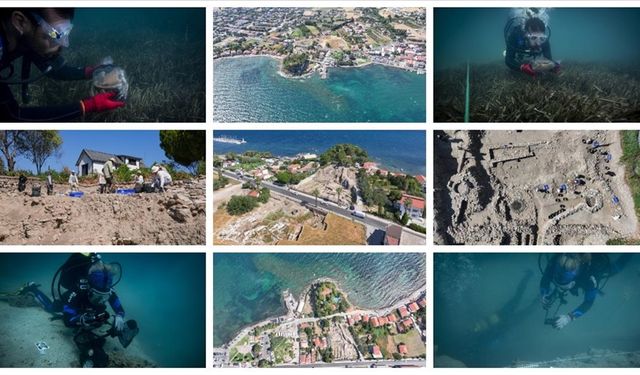 Dalgıç arkeologlar, su altında 7 bin yıllık limanda yeni keşifler için çalışıyor