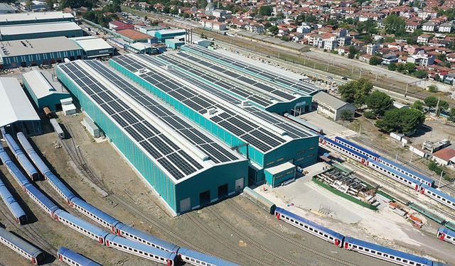 Milli Hızlı Tren güneş enerjisiyle üretiliyor