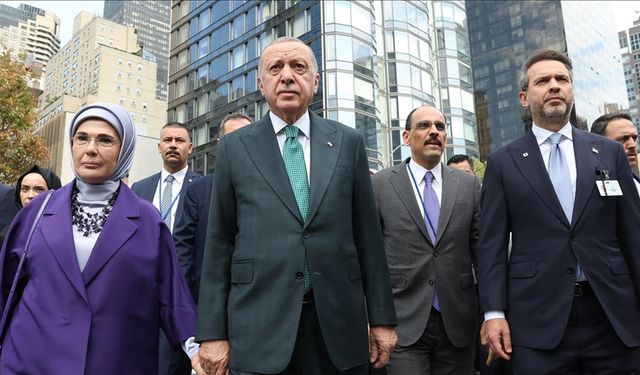 Cumhurbaşkanı Erdoğan, Türkevi'nden BM Genel Kurulu'na geçti